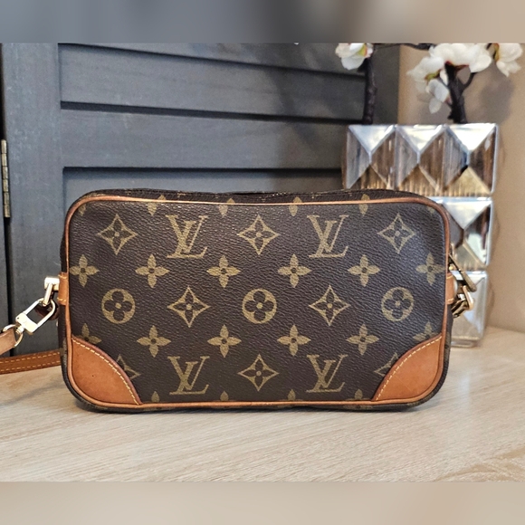 Authentic LOUIS VUITTON Monogram Marly Dragonne PM Crossbody - Picture 2 of 11